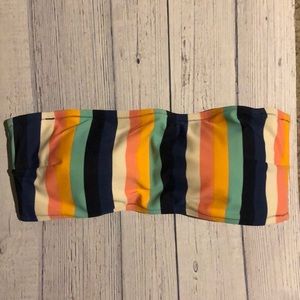 J.Crew striped bikini top